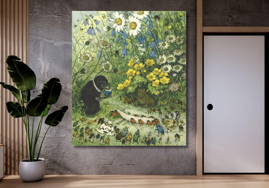 The Ladybug's Wedding by Fritz Baumgarten Quality Print Ready to