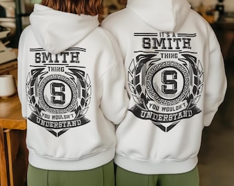 Personalized Family Christmas Gift Last Name Thing Hight Quality Hoodie Custom Sweatshirt Matching youth tees