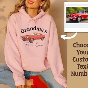 Maak je eigen premium hoodie custom print gepersonaliseerde voor- en achterkant custom tekst shirt portret van foto sentimenteel cadeau voor echtgenoot afbeelding 2