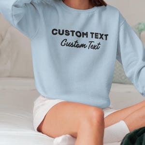 Maak je eigen premium hoodie custom print gepersonaliseerde voor- en achterkant custom tekst shirt portret van foto sentimenteel cadeau voor echtgenoot afbeelding 19