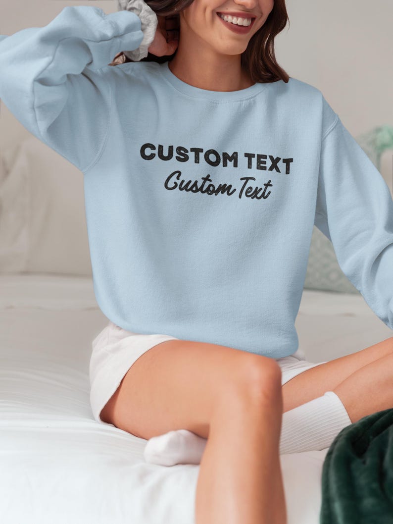 Maak je eigen premium hoodie custom print gepersonaliseerde voor- en achterkant custom tekst shirt portret van foto sentimenteel cadeau voor echtgenoot afbeelding 19