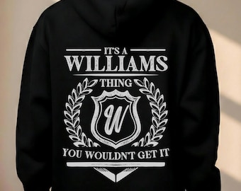 Last Name Hoodie - Personalized Family Sweatshirt - Custom Text, Unisex Sizes, Cotton Blend, Everyday Wear