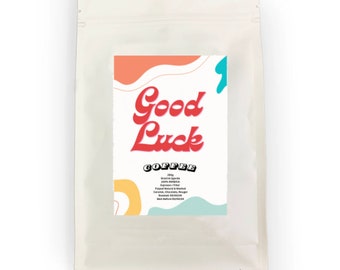 Custom Coffee Good Luck Bag