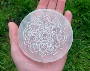 Selenite Crystal Charging Plates/Bowls, Unique & Simple, Chakra, Shapes, Tower, Crystal Gift, Calming Crystal, Cleanse your Crystals