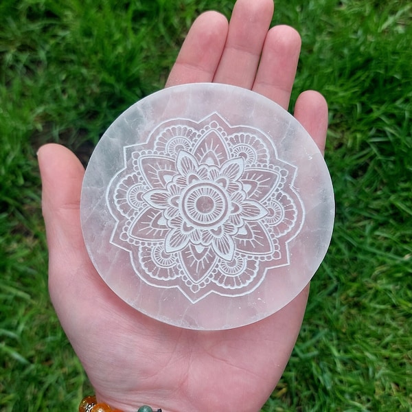 Selenite Crystal Charging Plates/Bowls, Unique & Simple, Chakra, Shapes, Tower, Crystal Gift, Calming Crystal, Cleanse your Crystals