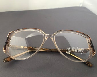 Vintage Janet Reger Designer Damen Brillengestell. Übergroß, klassisch, brandneu