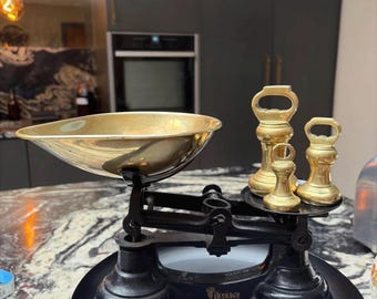 ANCIEN BALANCIER D'HORLOGE comtoise en laiton repoussé à décor oiseau