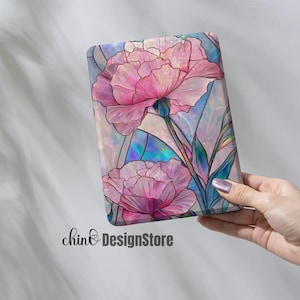 Stained glass Kindle Case,Kobo Case,Paperwhite 12th 7" Case,Paperwhite 11th 6.8"/10th 6",Kobo Clara/Libra,Kindle Clear Back Case,Kindle Fire