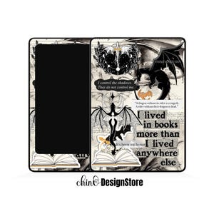 Dragon Series Kindle Skin Decal,Decorate your Paperwhite,Kindle Paperwhite 12th,11th,10th Decal,Kindle Insert Vinyl Decal,Kindle Basic Skin