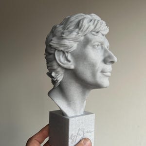 Ayrton Senna Bust Marble