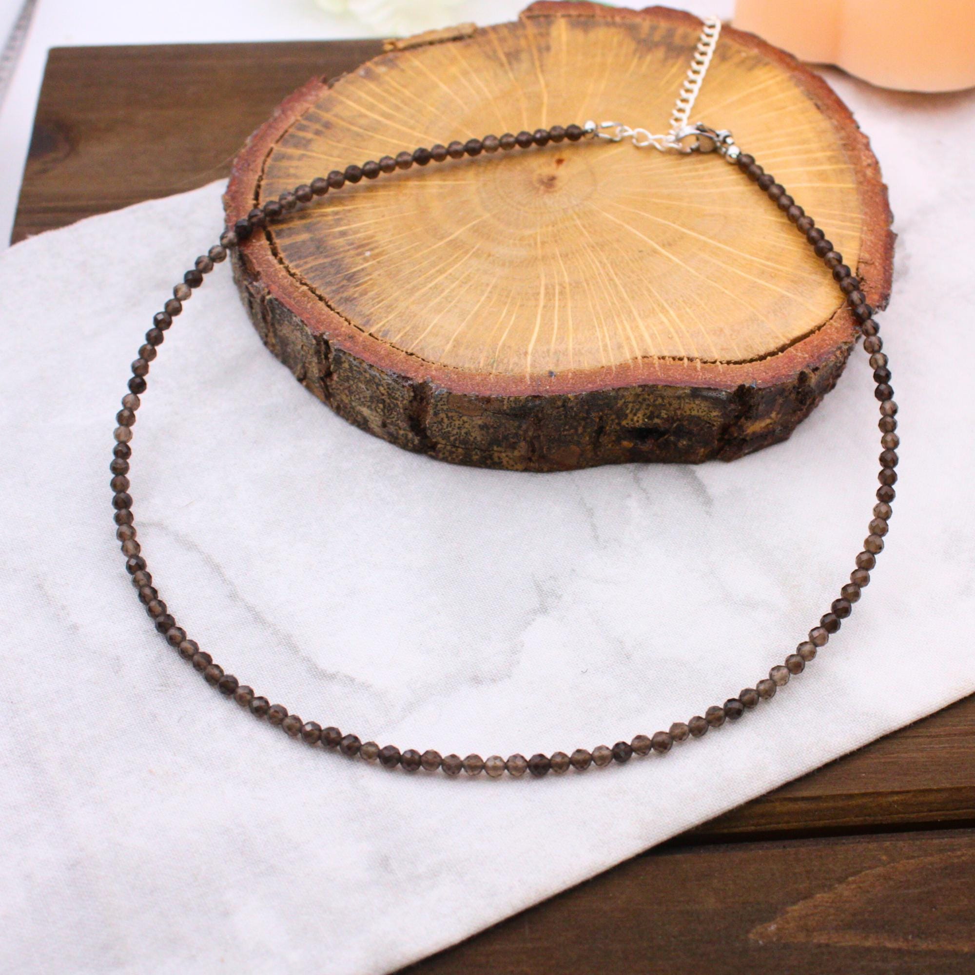 Bijoux zilverkleurige choker met zwarte steentjes voor dames | -NL