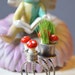 Mini Red Cap Mushroom Stacking Rings