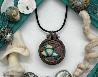 Shark Bite Pendant From My Threaded Curiosities Series Made With Brass and Real Shark Tooth