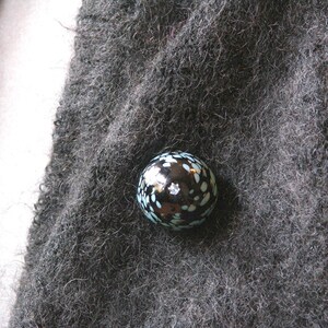 Midnight Blue Bobble Brooch image 5