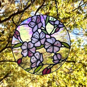 Cherry Blossoms Stained Glass Pattern - Hobby License