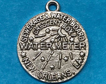 New Orleans Water Meter Charm - Cake Pull - Silver or Gold