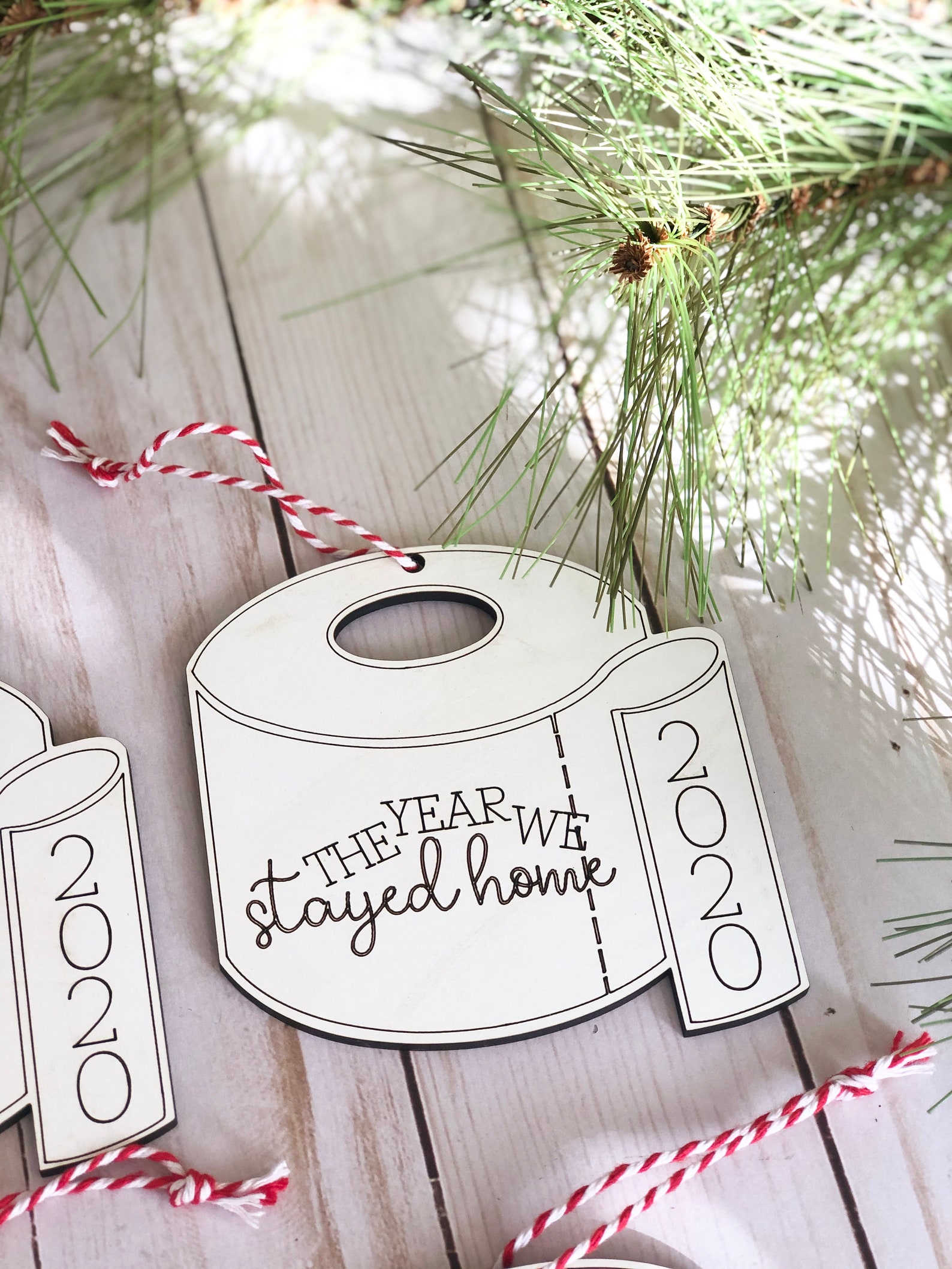 2020 Quarantine Ornaments SVG Set of 4 Easy Christmas Cut Etsy
