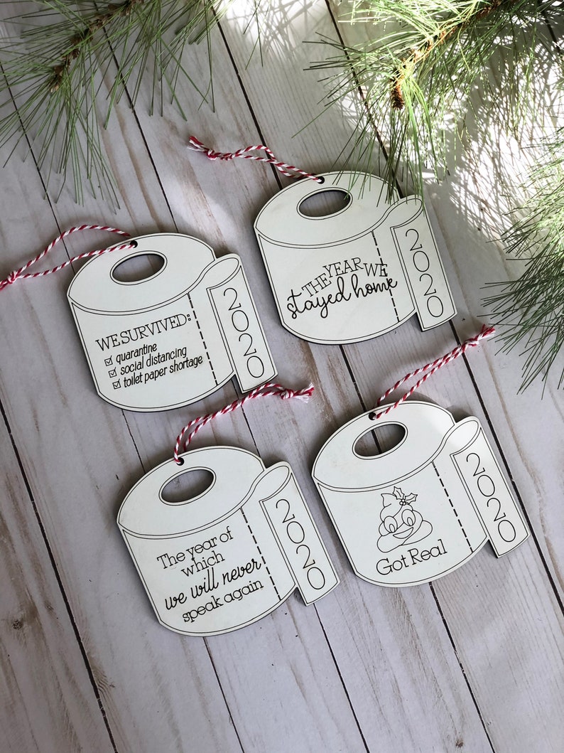 Download 2020 Quarantine Ornaments SVG Set of 4 Easy Christmas Cut ...