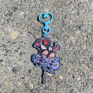 Skateboard Roxas and Hayner/Roxas Struggle Charms!