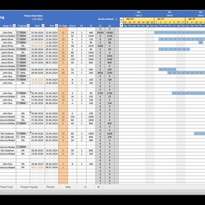 Advanced Excel Gantt Chart Template: Streamline Project Management ...