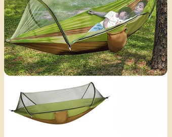 Premium Outdoor Camping Double Hammock, Mosquito Net Hanging Bed Swing Chair, Canopy Hammock, Portable Mosquito Net Hammock With Case