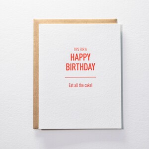 Letterpress Geburtstagskarte – Tipps für alles Gute zum Geburtstag