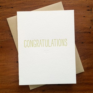 Hidden Message: Congrats Nerd Letterpress Card image 3