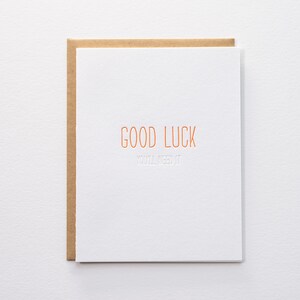 Message caché : Bonne chance - Carte typographique