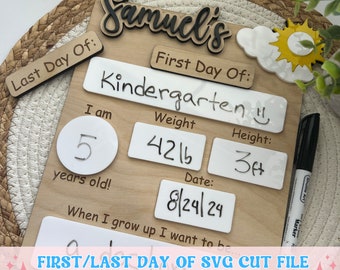 Back to School Sign Svg File Last Day Of School Laser File Back To School Board Svg School Photo Prop Laser File Glowforge Svg Files