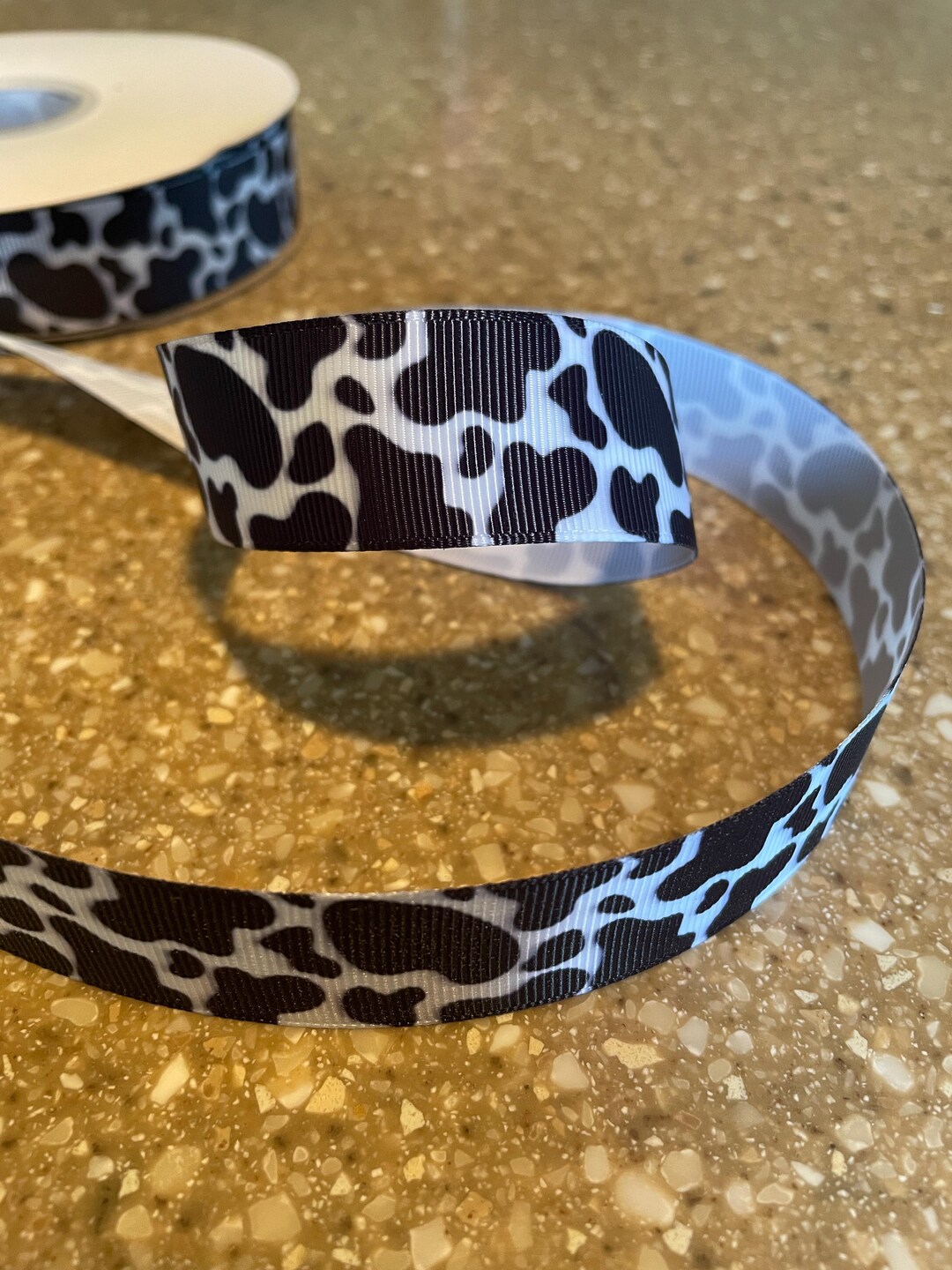 Dairy Cow Print 7/8 Gross Grain Ribbon - Etsy
