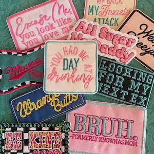 Cowgirl Be Kind Western Iron On Trucker Hat Patches