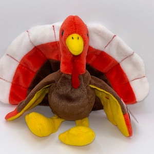 Rare Gobbles Beanie Baby, Vintage, multiple Errors, Collectible.