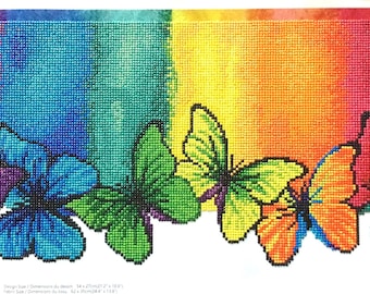 Beautiful and Vibrant Butterfly Diamond Painting