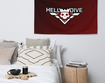 Helldive Difficulty Flag With Text