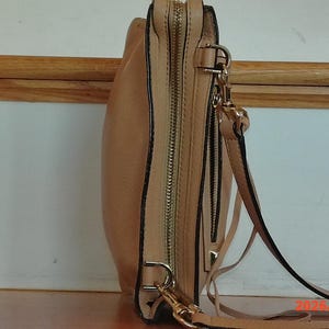 Rebecca Minkoff Regan Axelremsväska i Brun Läder, GOTT SKICK! bild 3