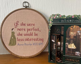 Anne Bronte PDF Cross Stitch Pattern