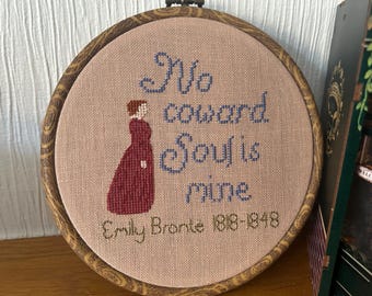 Emily Bronte PDF Cross Stitch Pattern
