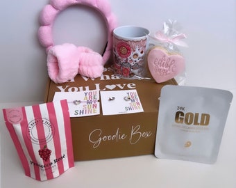 Goodie Box, pamper box, treat box, goodies, gifts for her, ladies gifts, birthday gifts, self-care hamper