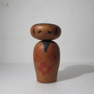 Creative kokeshi doll. 5.8cm. 1950s vintage / JapanCraftsBonBon