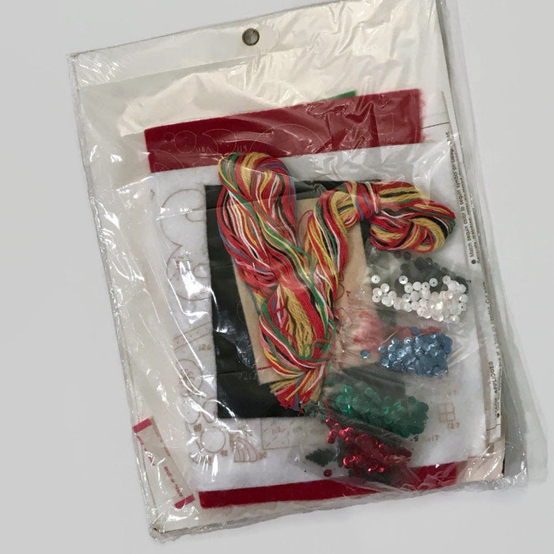 Bucilla Christmas Ornament Kit 12 Piece Felt Christmas Ornament Kit #82837 Toy Collection