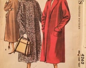 1950er Jahre McCall 4262 Vintage Mantel Muster - einfach zu nähen