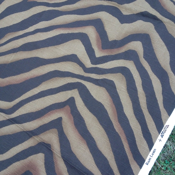 ralph lauren zebra fabric