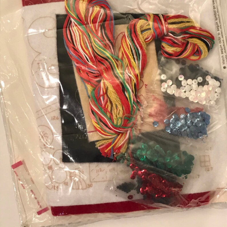 Bucilla Christmas Ornament Kit 12 Piece Felt Christmas Ornament Kit #82837 Toy Collection