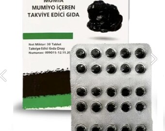 Mumiyo Mumijo Mumio Himalayan Silajit Resin, Health Product 30 Tablets