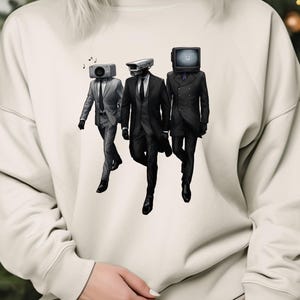 スキビディトイレミームゲーム、カメラマン、スピーカーマン、テレビマンTシャツ、スウェットシャツ、パーカー、トートバッグ - 245092