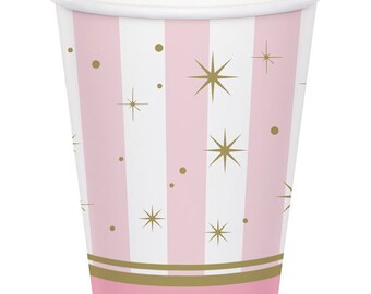 Ballet Twinkle Toes Twinkle Toes Hot/Cold Paper Paper Cups 9 Oz., 8 ct | Ballet Twinkle Toes | Ballet Decorations | Ballet Party