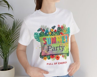 Unisex Jersey Short Sleeve Tee I Summer tshirt I holiday tshirt I beach tshirt I party tshirt I summer clothes