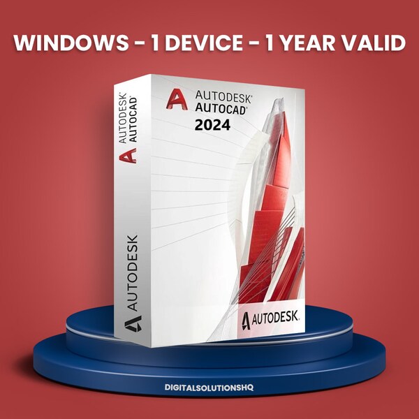 Autodesk AutoCAD 2024 – Windows – 1 Gerät 1 Jahr – Autodesk-Schlüssel