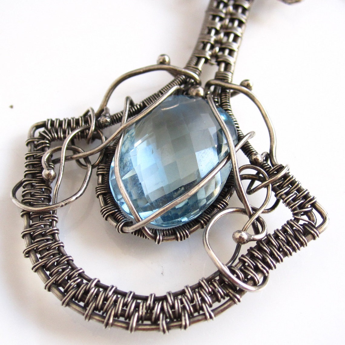 Glitter on the Lake Necklace Etsy