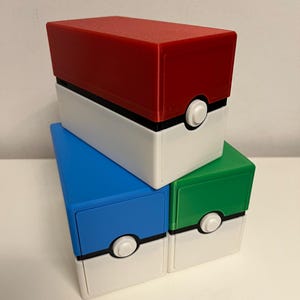 Deck Box für Pokémon Karten – Platz für 500 Karten, mit Push-to-Open Funktion, in verschiedenen Farben erhältlich